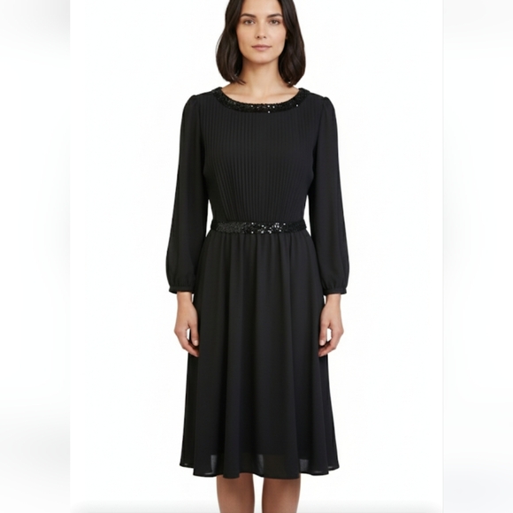 S.L. PETITES Dresses & Skirts - Vtg S.L.Petites vintage  black dress size 12